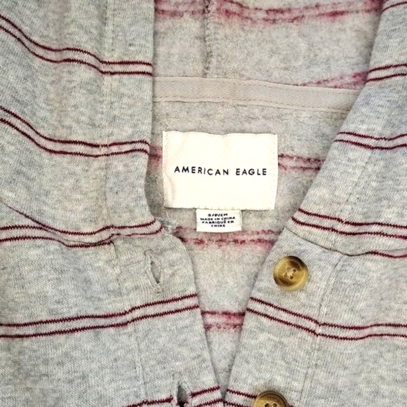 American Eagle SOFT Hooded Pullover Sweatshirt With Pouch Size Small - Picture 3 of 3